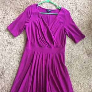 Gorgeous Land's End Plum Dress - Medium (10-12)